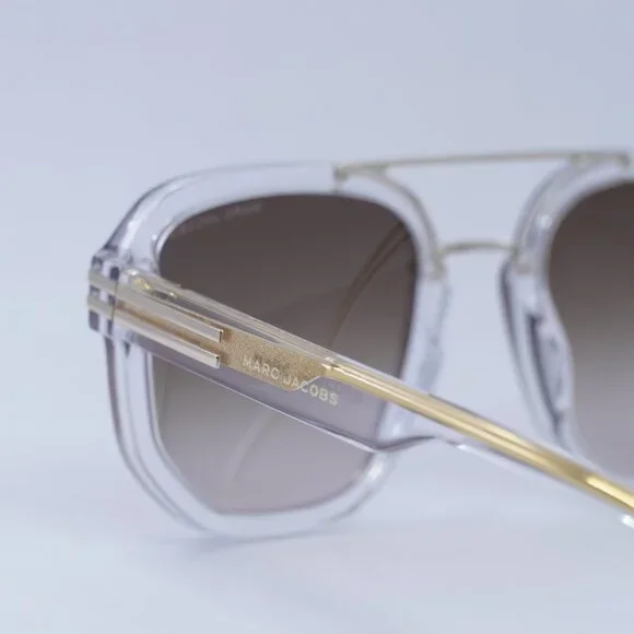 🕶️ New Marc Jacobs MARC588/S 0900HA Sunglasses -Crystal Frame, Brown Lenses - Picture 5 of 11